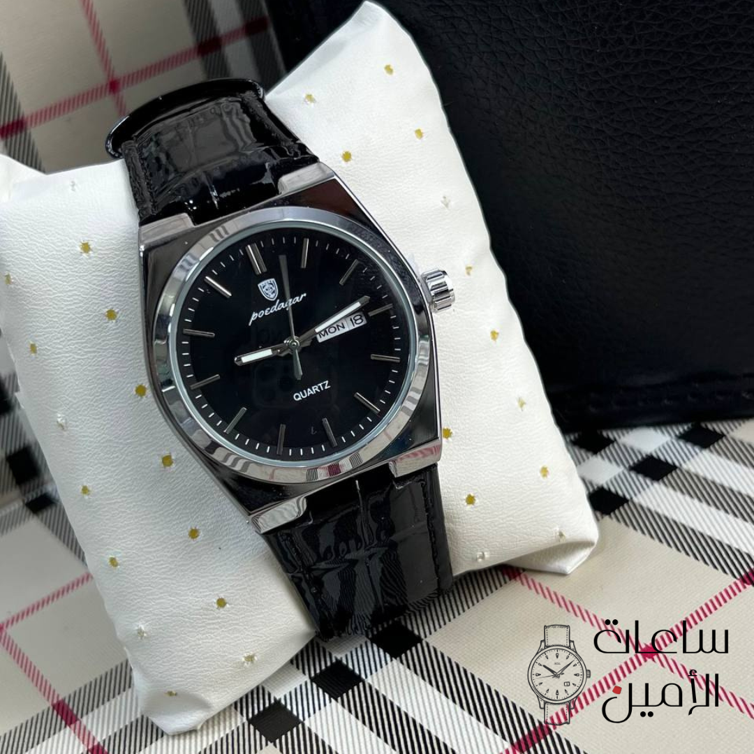 Poedgar Cuir Acier Inoxydable